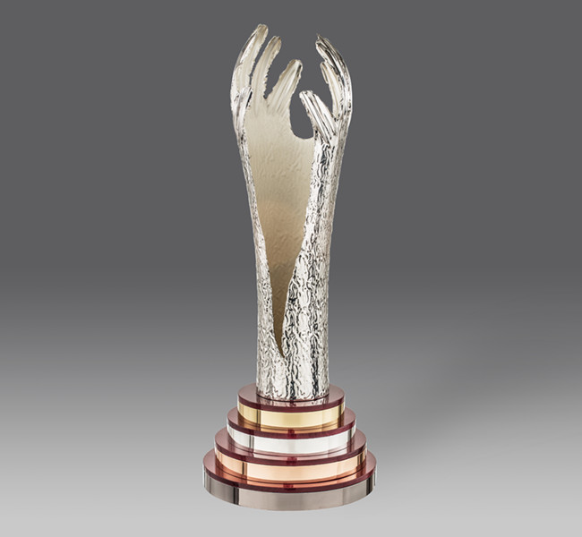 Puchar posrebrzany SA Silver, h.60 puchary statuetki medale